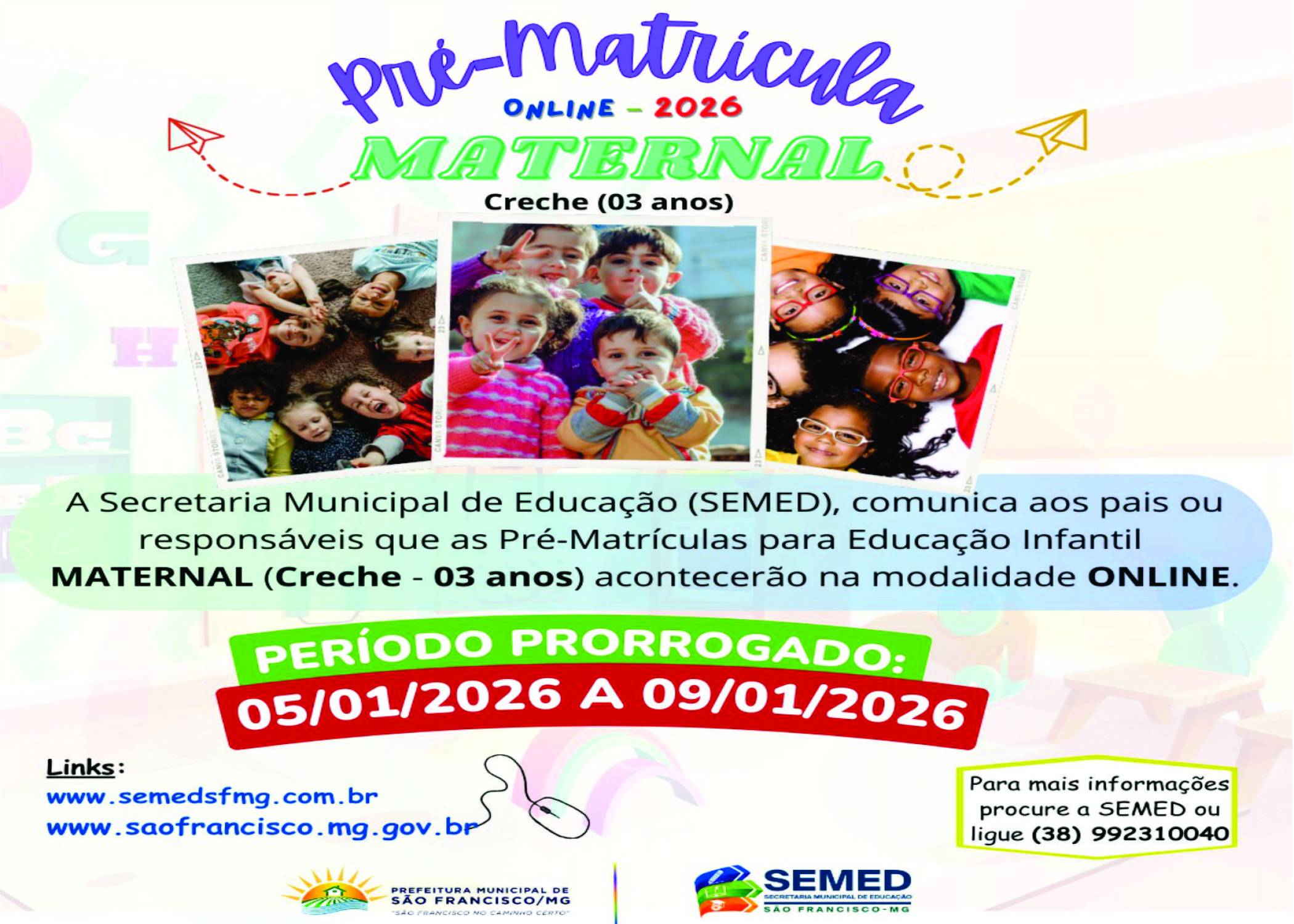 Pré Matrícula - Maternal 2026